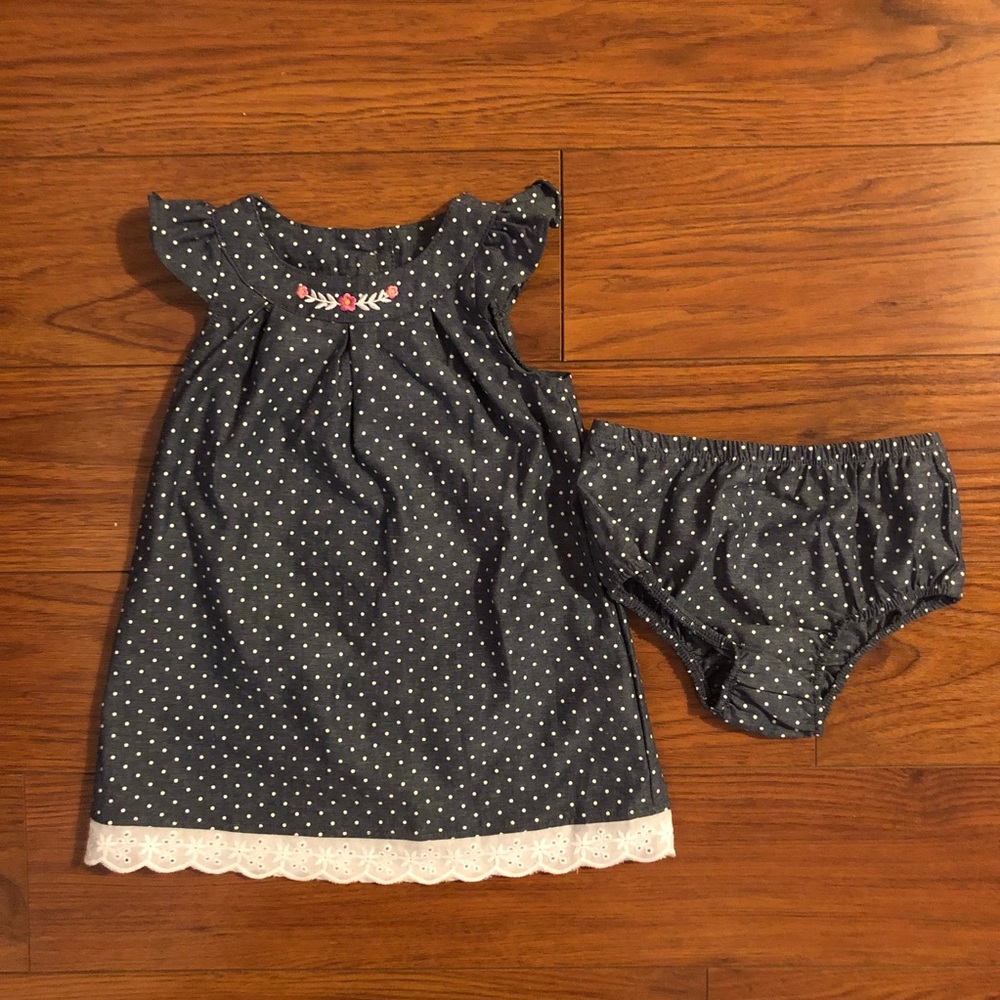 NEW with out tags healthtex dress and diaper cover